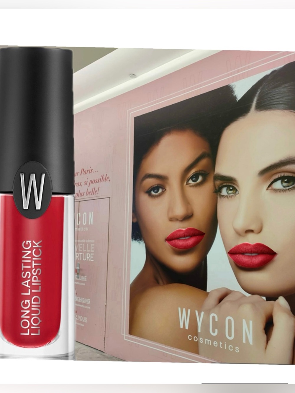 Wycon Cosmetics Long Lasting Liquid Lipstick #17 Red Geranium NIP